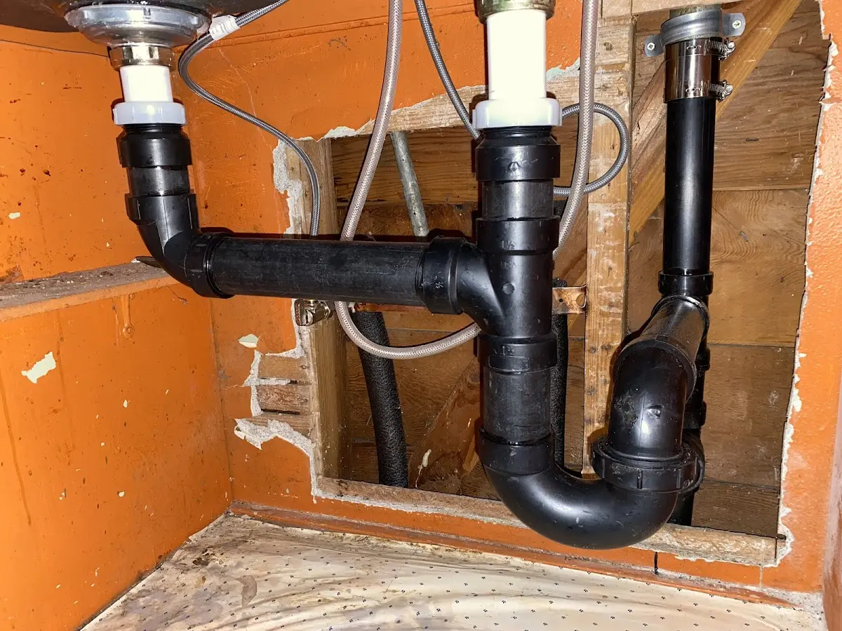Professional Repiping Services equipment and tools on the job in Granby